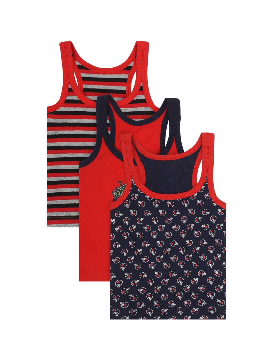 Bodycare Kids Boys Pack Of 3 Assorted Innerwear Vests KIA9306B-PK001-ASSORTED-picture-23