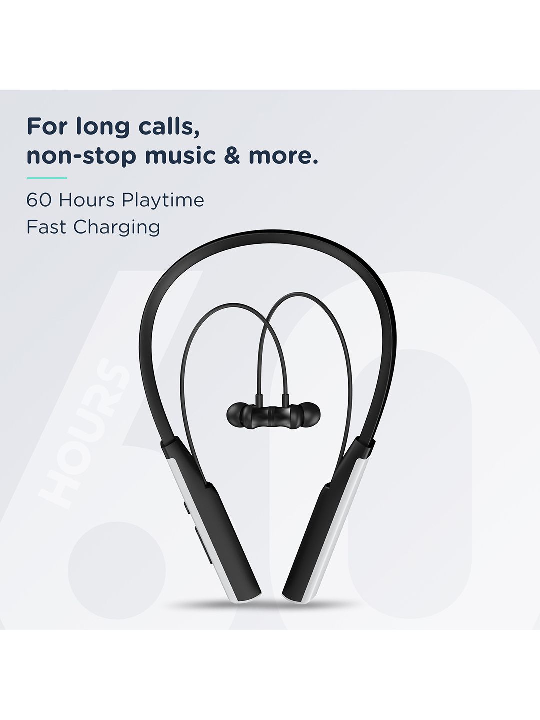 Buy Conekt CONEKT 5 Bounce Max Bluetooth Neckband Headphone Grey