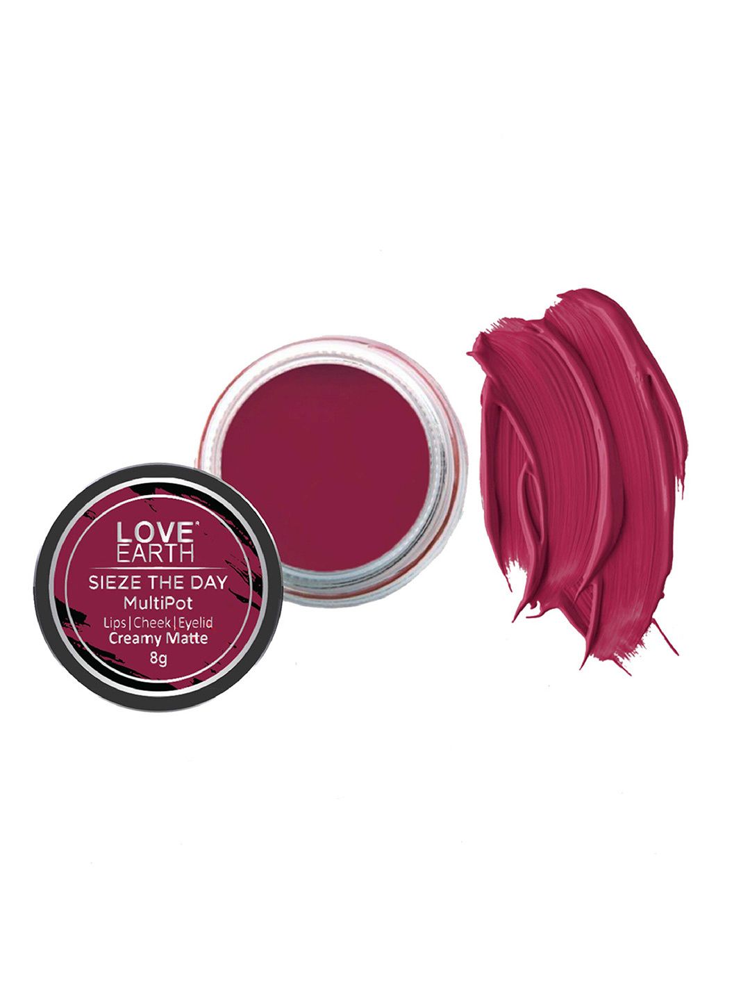LOVE EARTH Multipot Creamy Matte Lip-Cheek-Eyelid Tint 8 g - Sieze The Day-picture-16