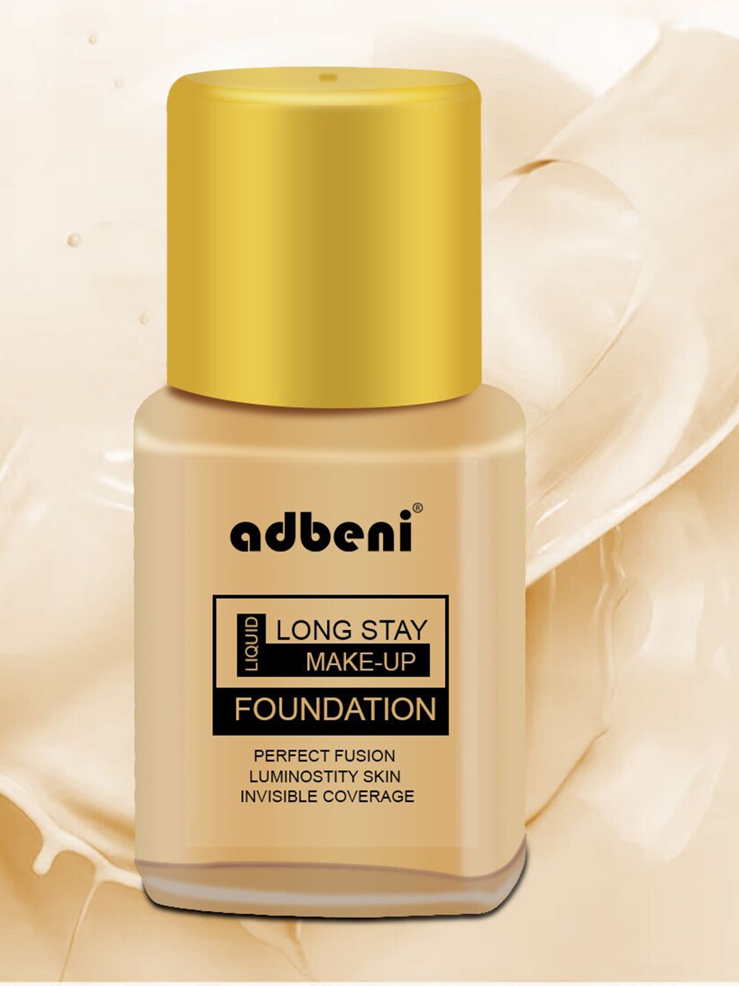 Adbeni Liquid Long Stay Make-Up Foundation - Ivory 103-image-48