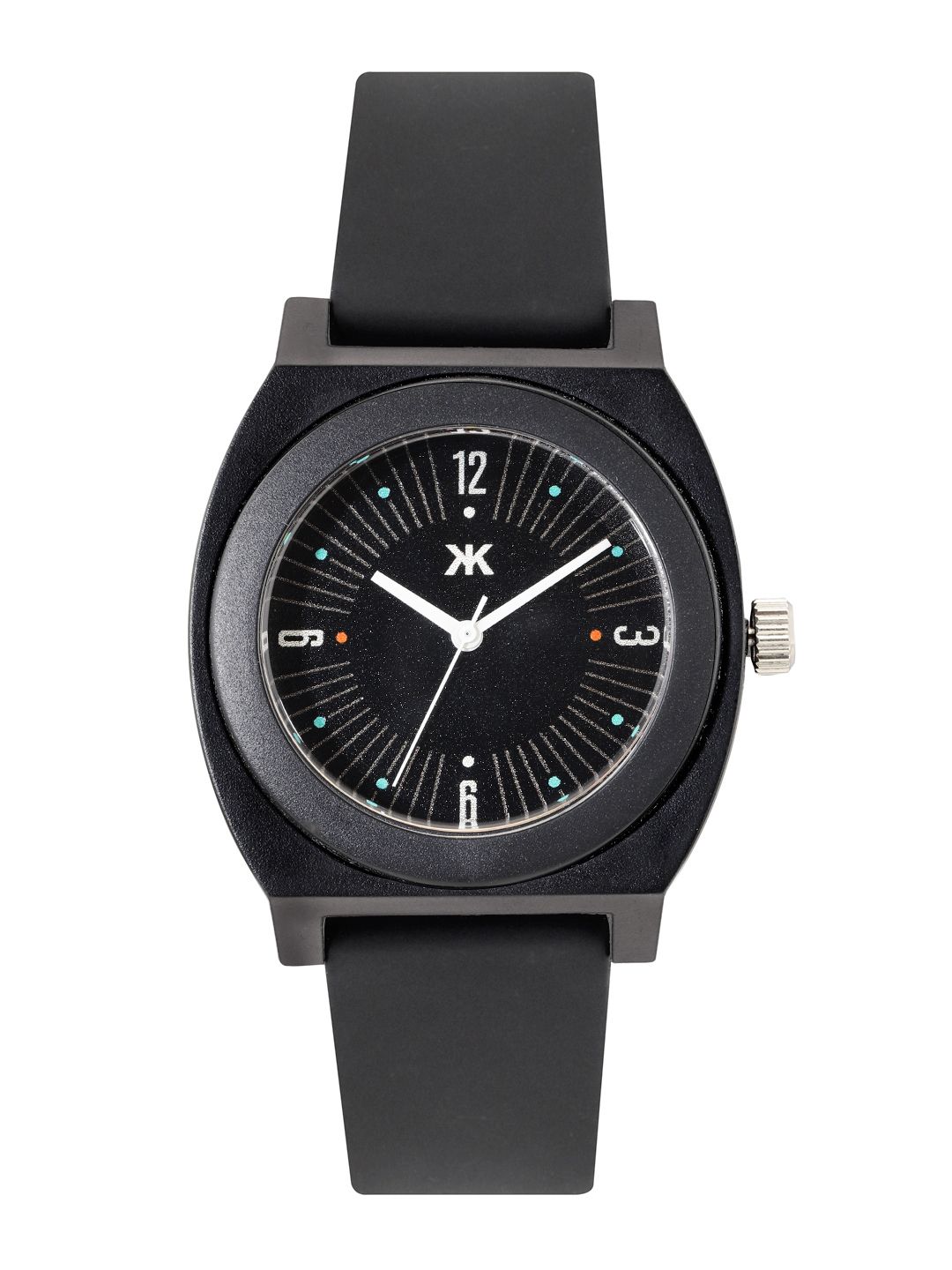 Kook N Keech Unisex Black Analogue Watch KNK221F-picture-0