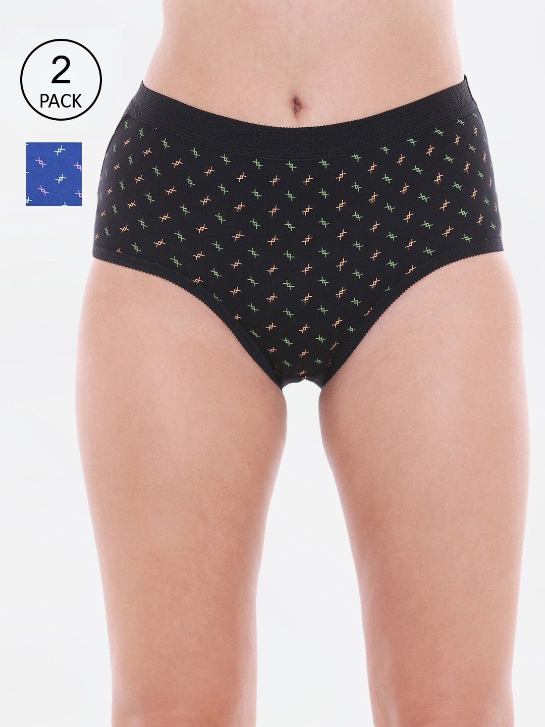 Bodycare Women Pack Of 3 Assorted Hipster Briefs-picture-43