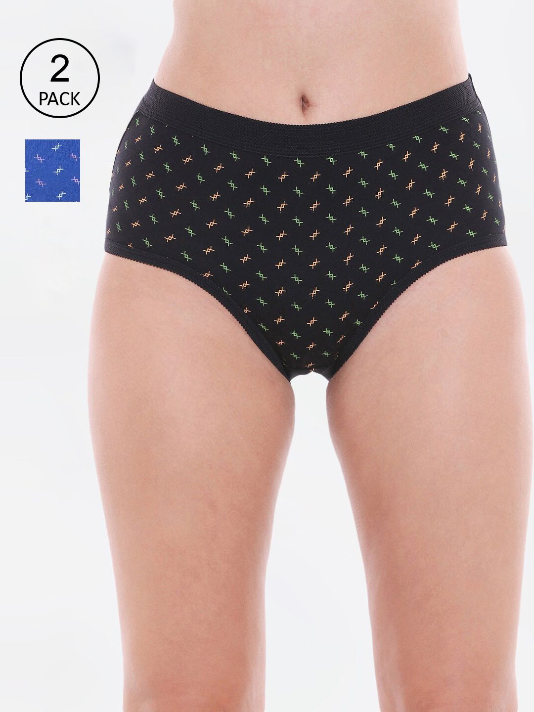 Bodycare Women Pack Of 3 Assorted Hipster Briefs-picture-38