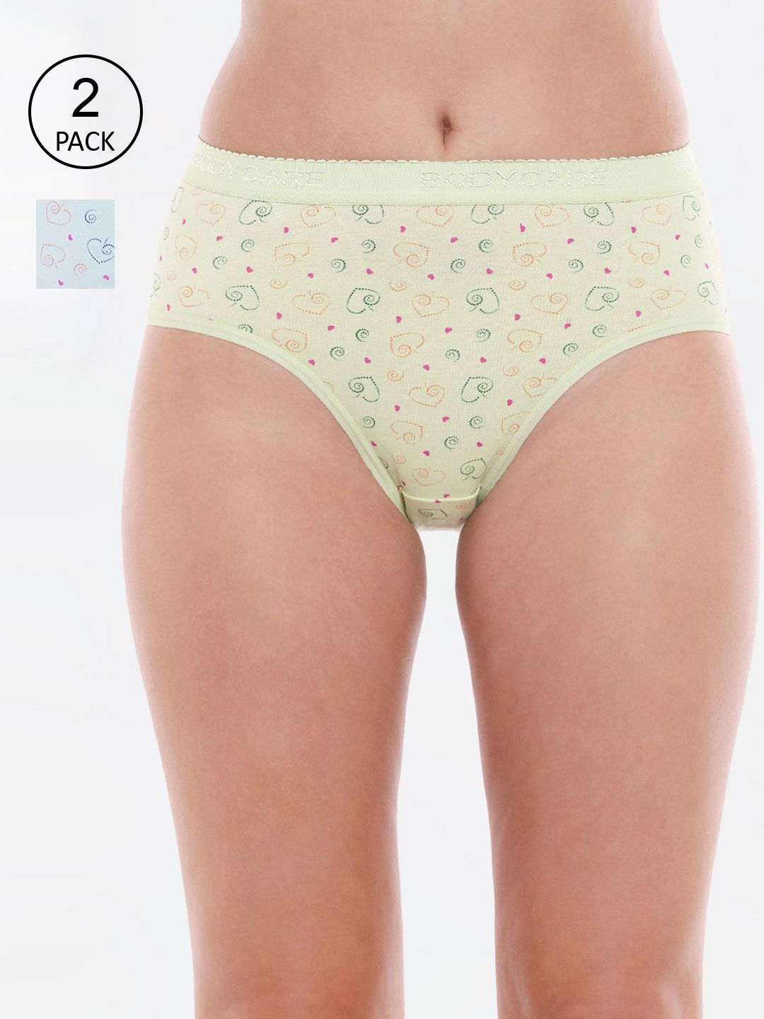 Bodycare Women Pack Of 3 Printed Hipster Briefs-picture-44