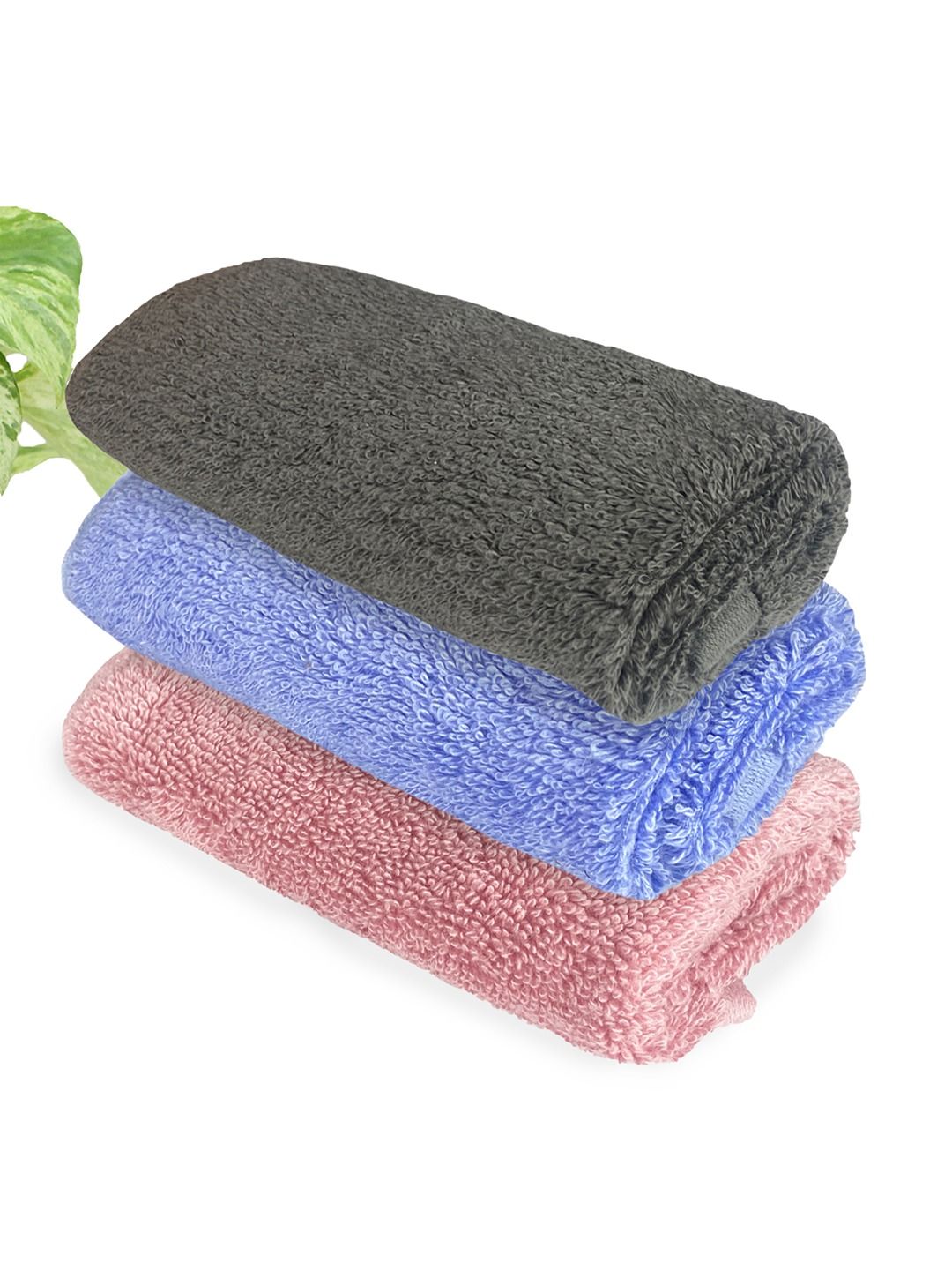 Heelium Unisex Set of 3 600 GSM Face Towels-picture-24