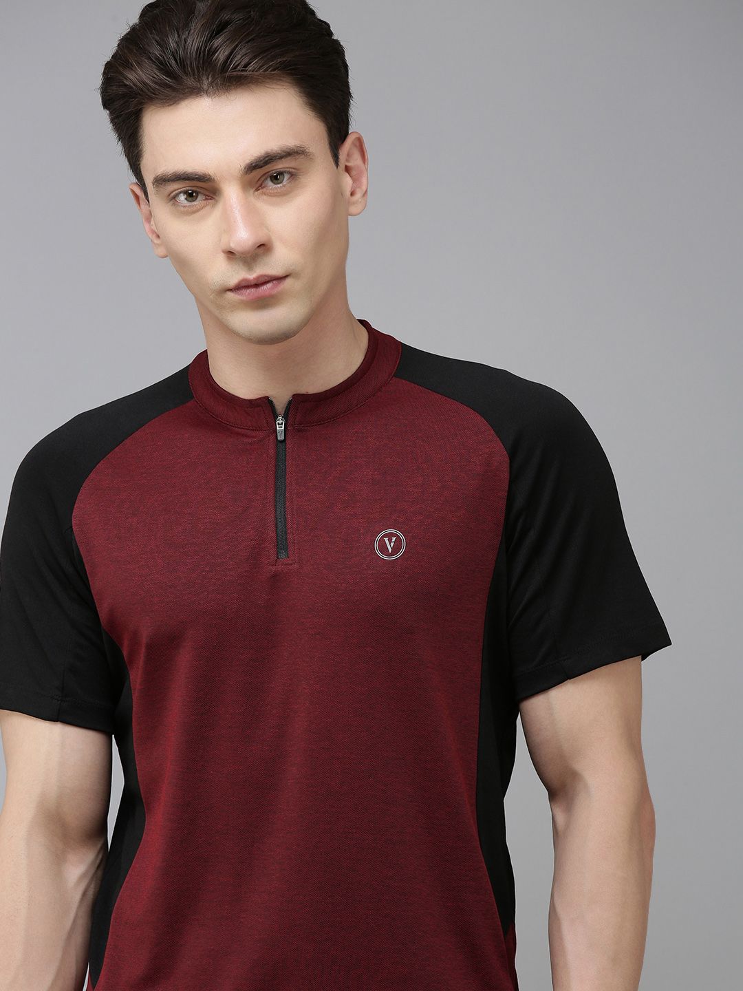 Maroon Solid Raglan T Shirt – Bushirt