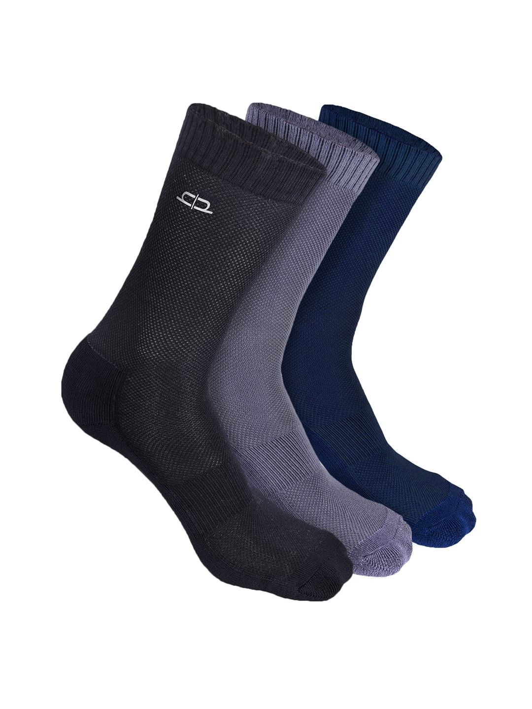 HEELIUM Odour-Free Breathable Bamboo Crew Length Formal Socks-picture-37