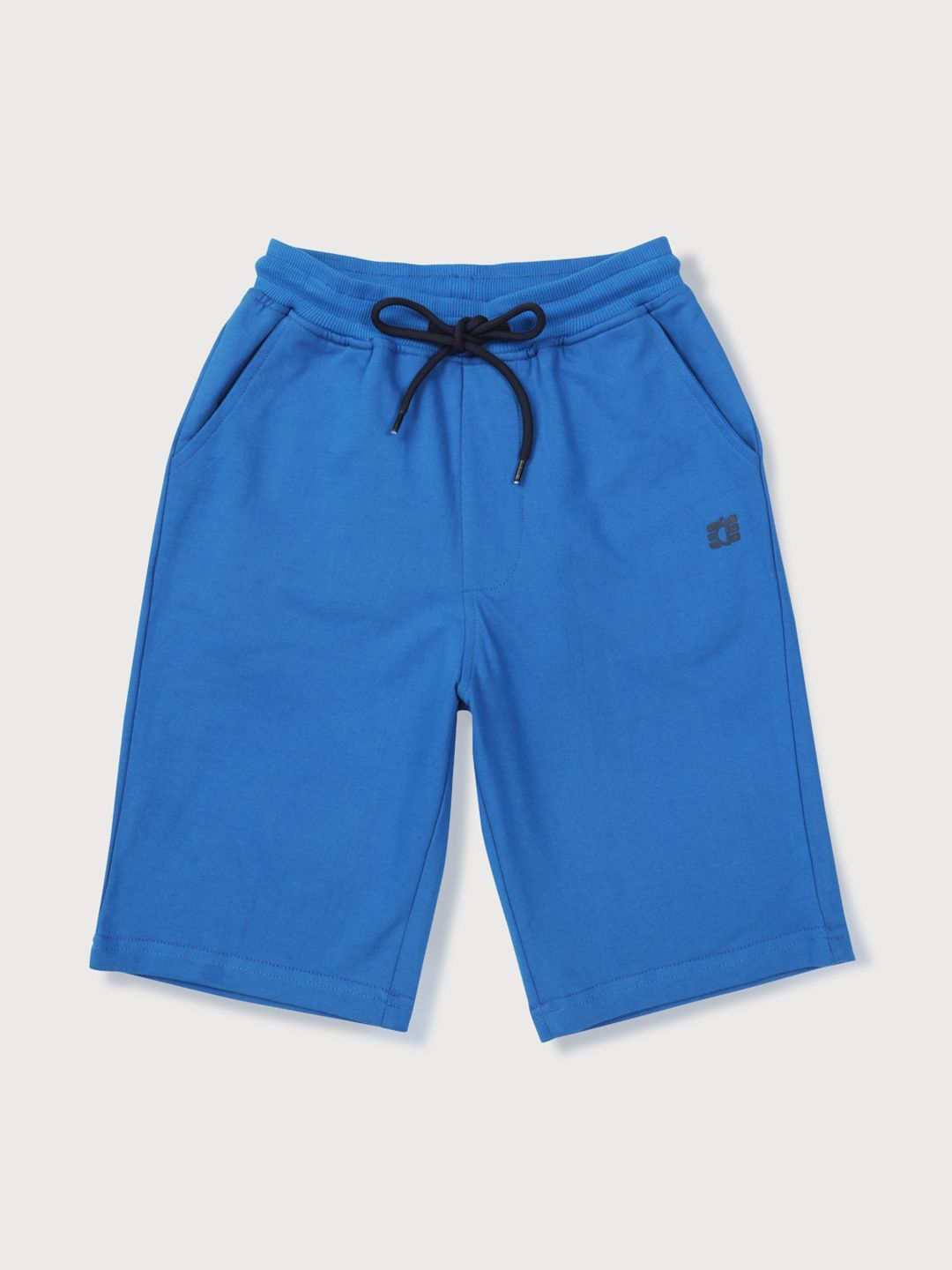 Gini and Jony Boys Blue Solid Regular Shorts-picture-22