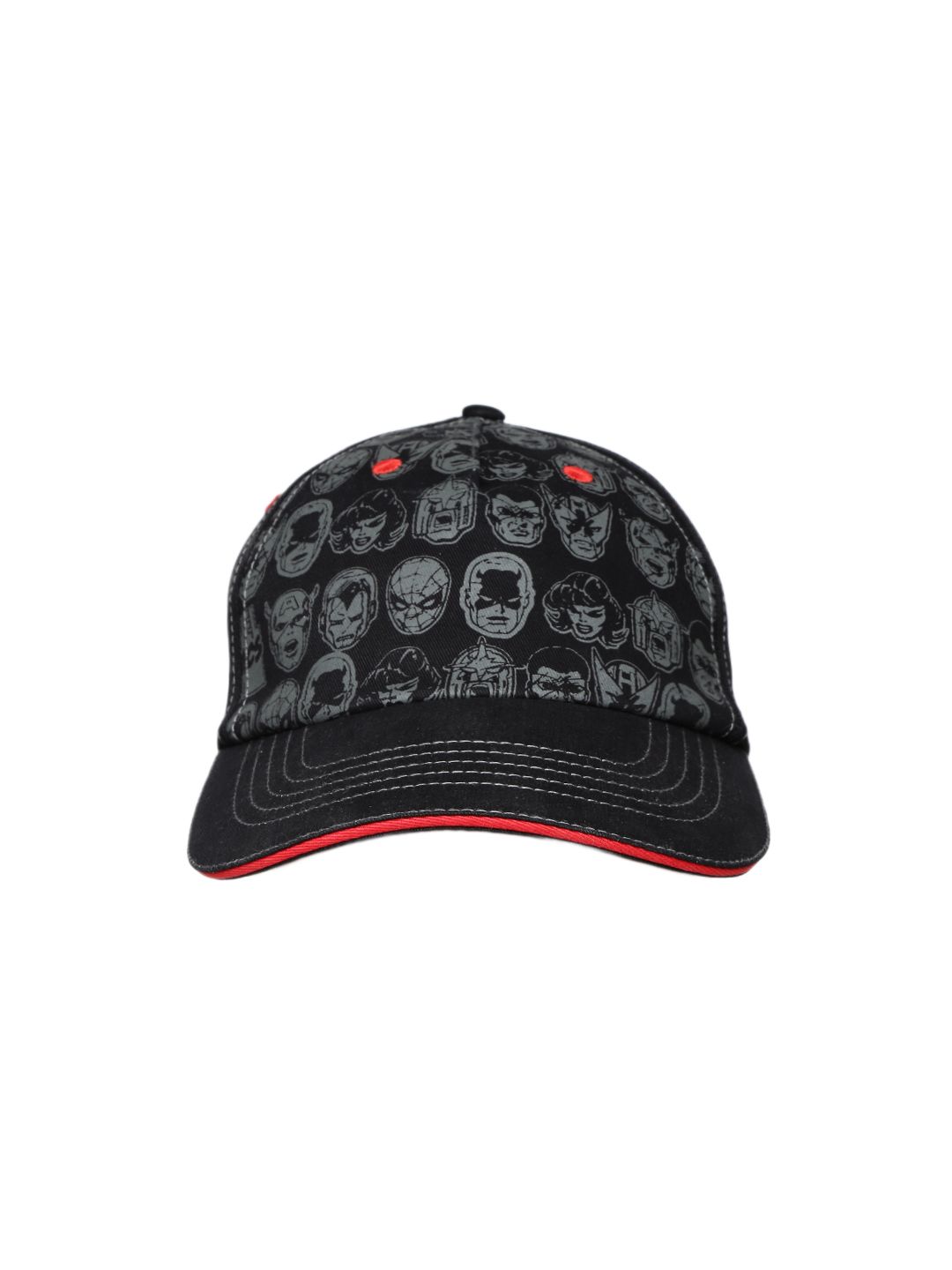Kook N Keech Marvel Men Black Printed Avengers Cap