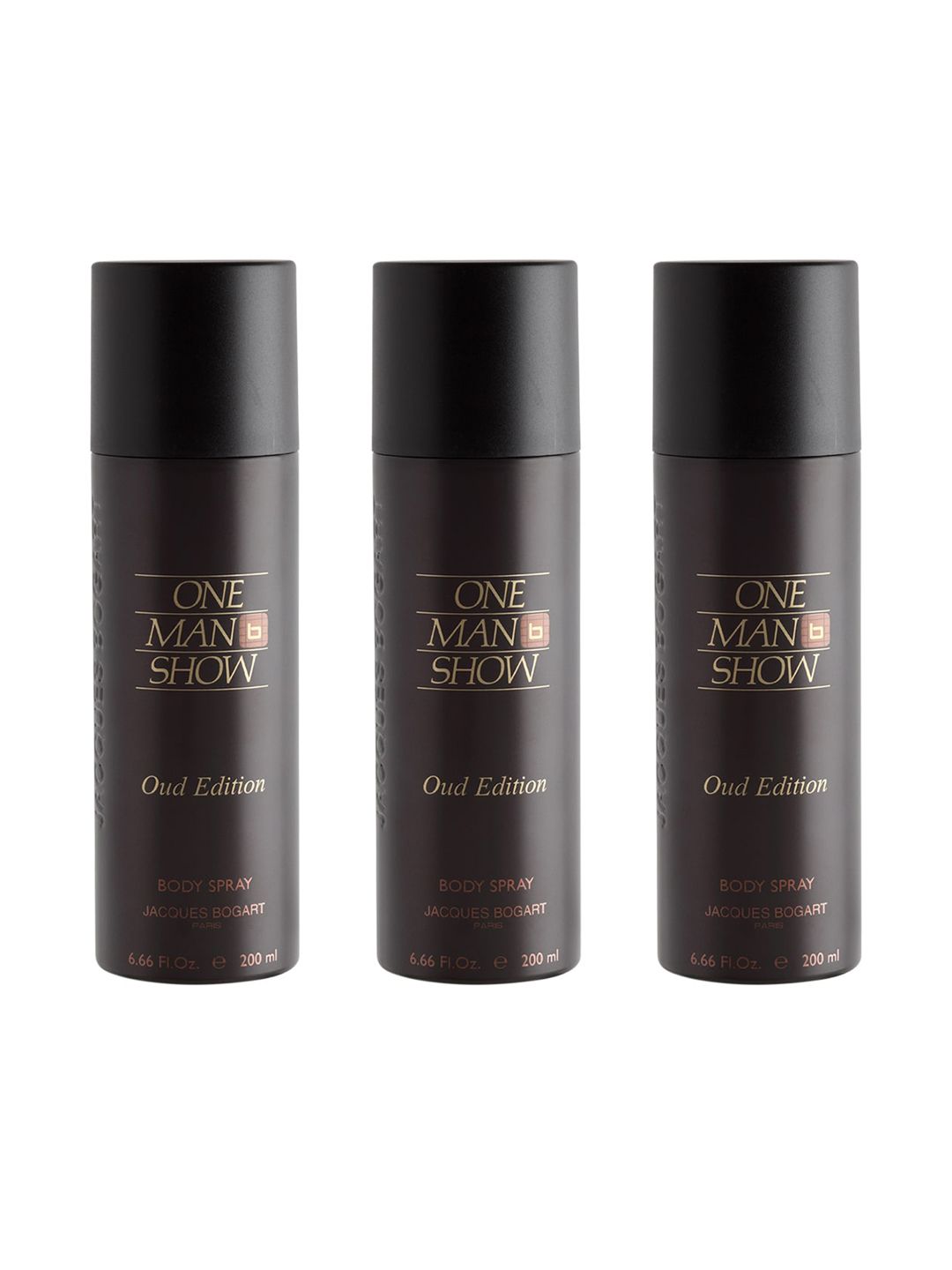 JACQUES BOGART Men Set of 3 One Man Show Oud Deodorant Body Spray - 200 ml Each-picture-32