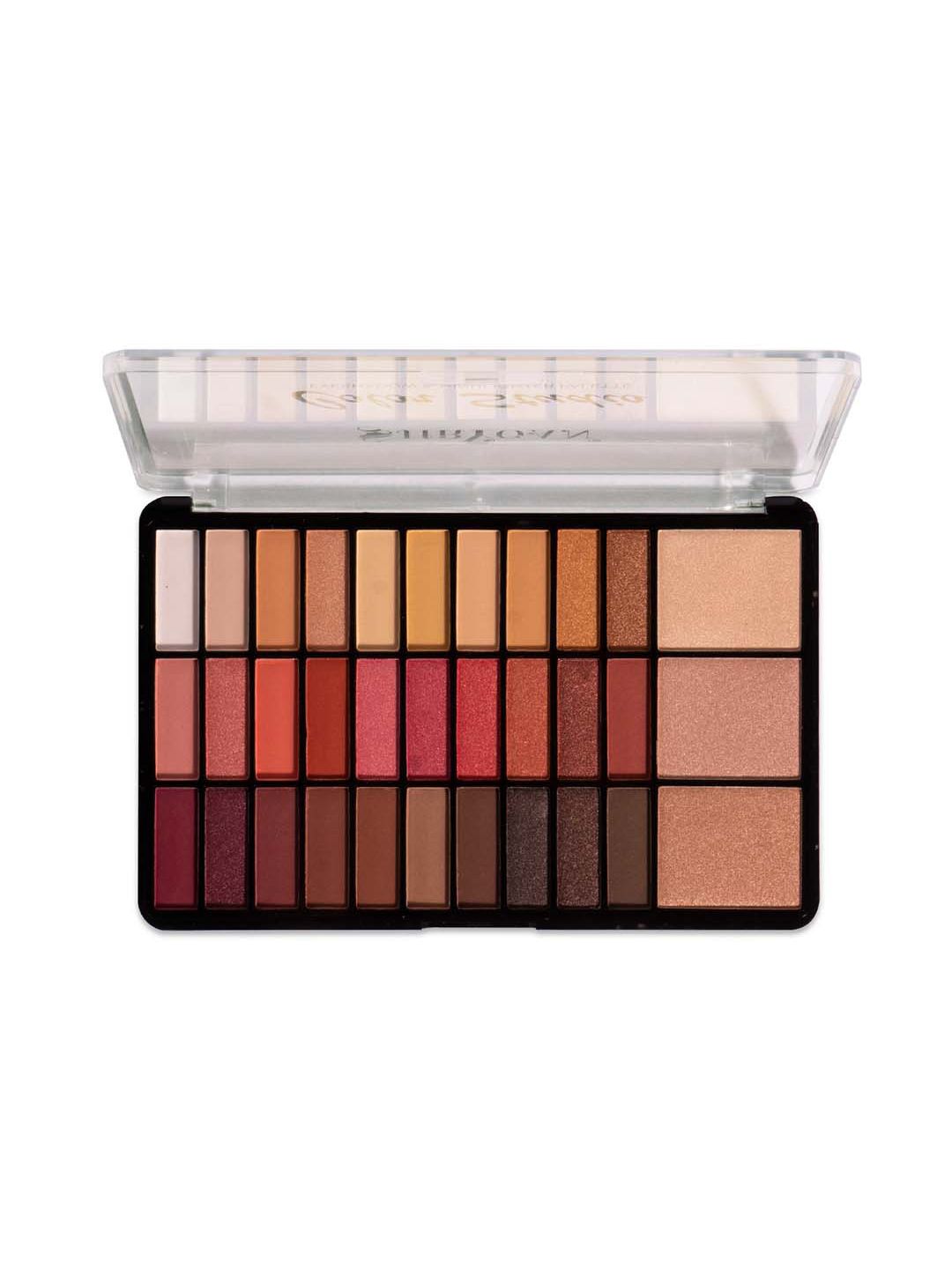 SHRYOAN Eyeshadow, Highlighter & Compact Palette Matte - Multicolor-image-27