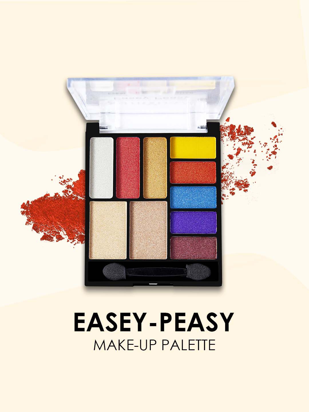 SHRYOAN Easey-Peasy Long Lasting Eyeshadow and Highlighter Palette 16g - Shade 2-image-3