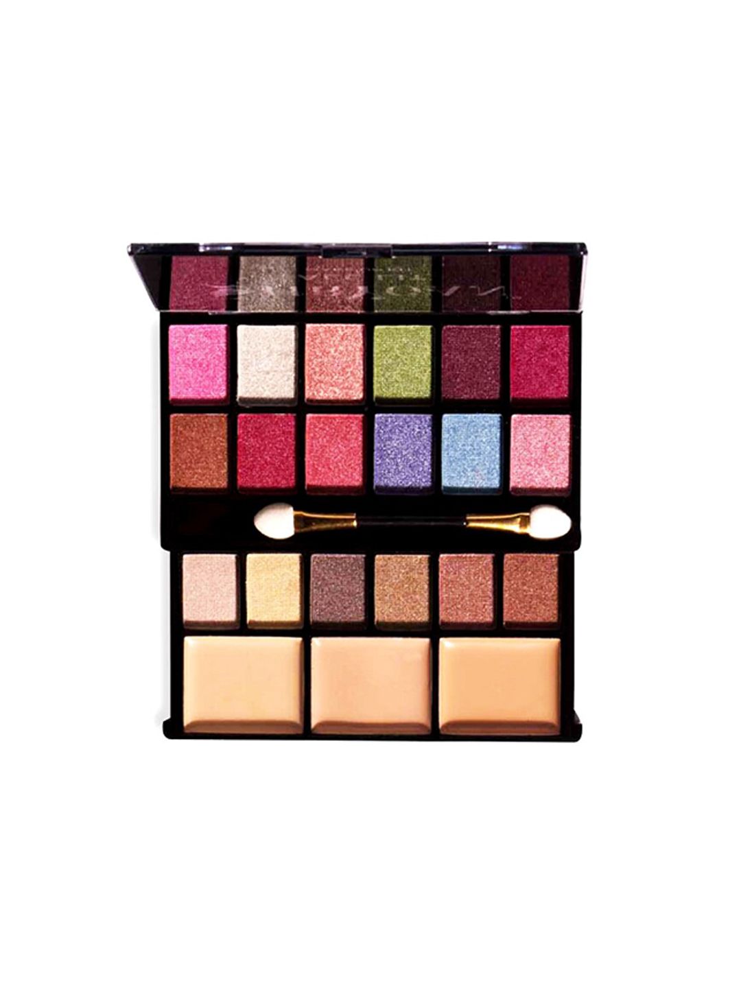 SHRYOAN All Lit Make-up Kit With 18 Eyeshadow & 3 Highlighter Palette 20g - Shade 03-image-3