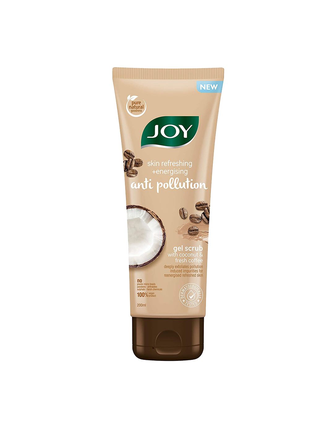 JOY Anti Pollution Exfoliating Coffee Face Scrub for Men & Women - 200 ml-picture-31