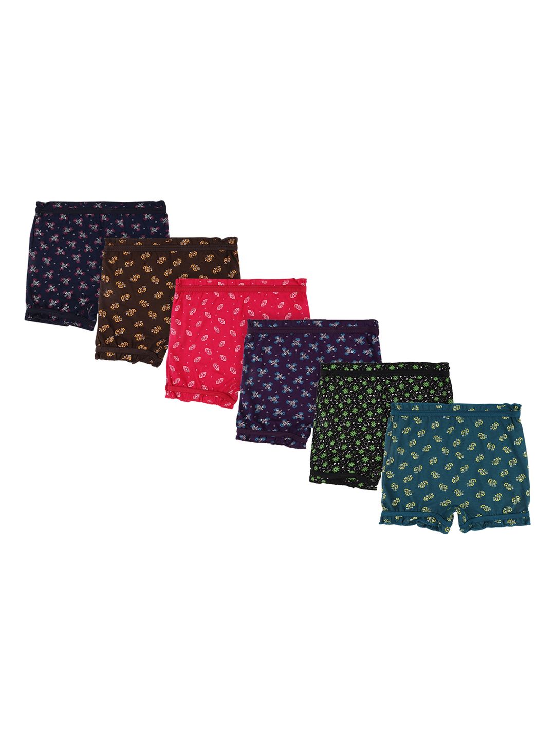 Bodycare Kids Pack of 6 Assorted Printed Bloomer Briefs-picture-36