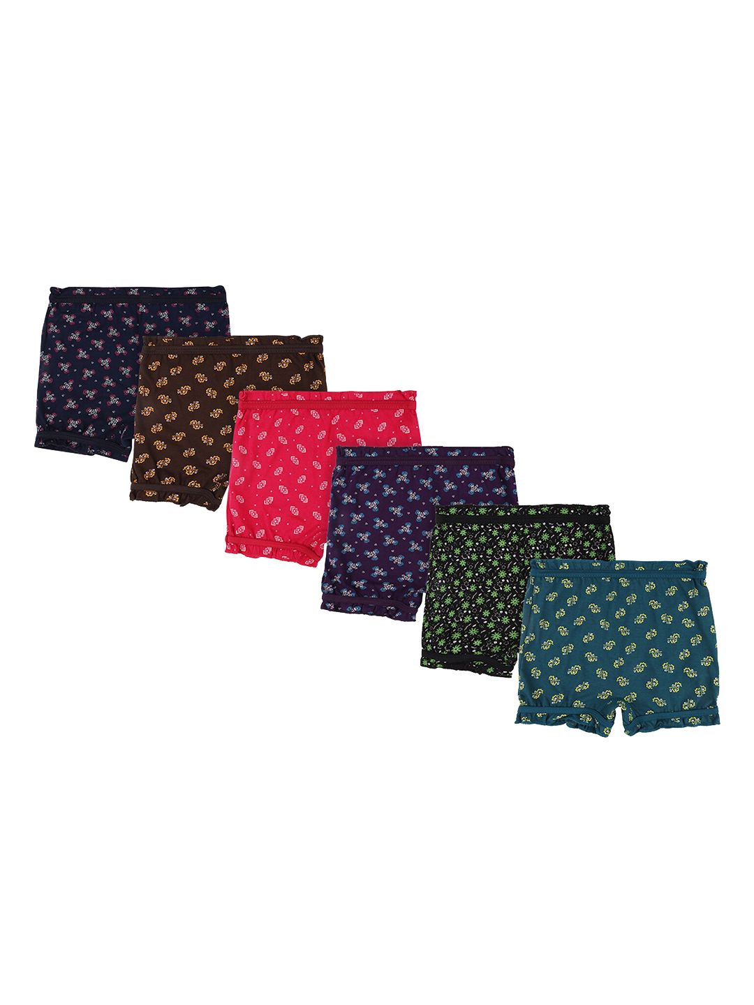 Bodycare Kids Unisex Infant Pack of 6 Assorted Printed Cotton Basic Briefs-picture-42