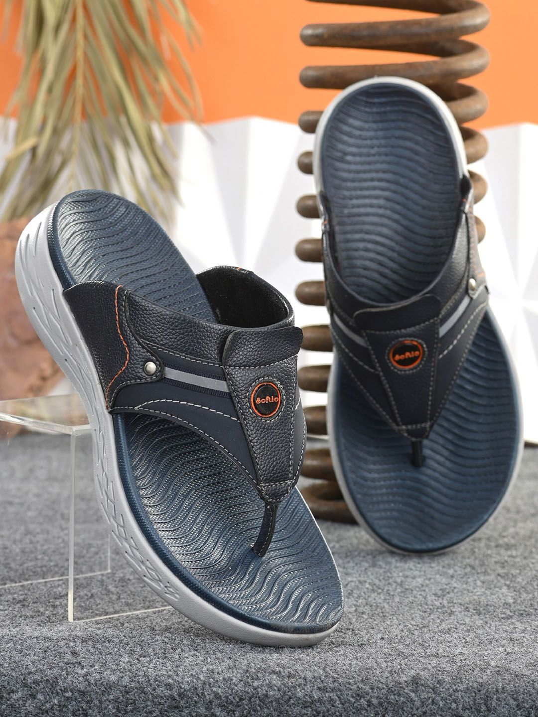 SOFTIO Men casual Blue Slip-On-picture-38