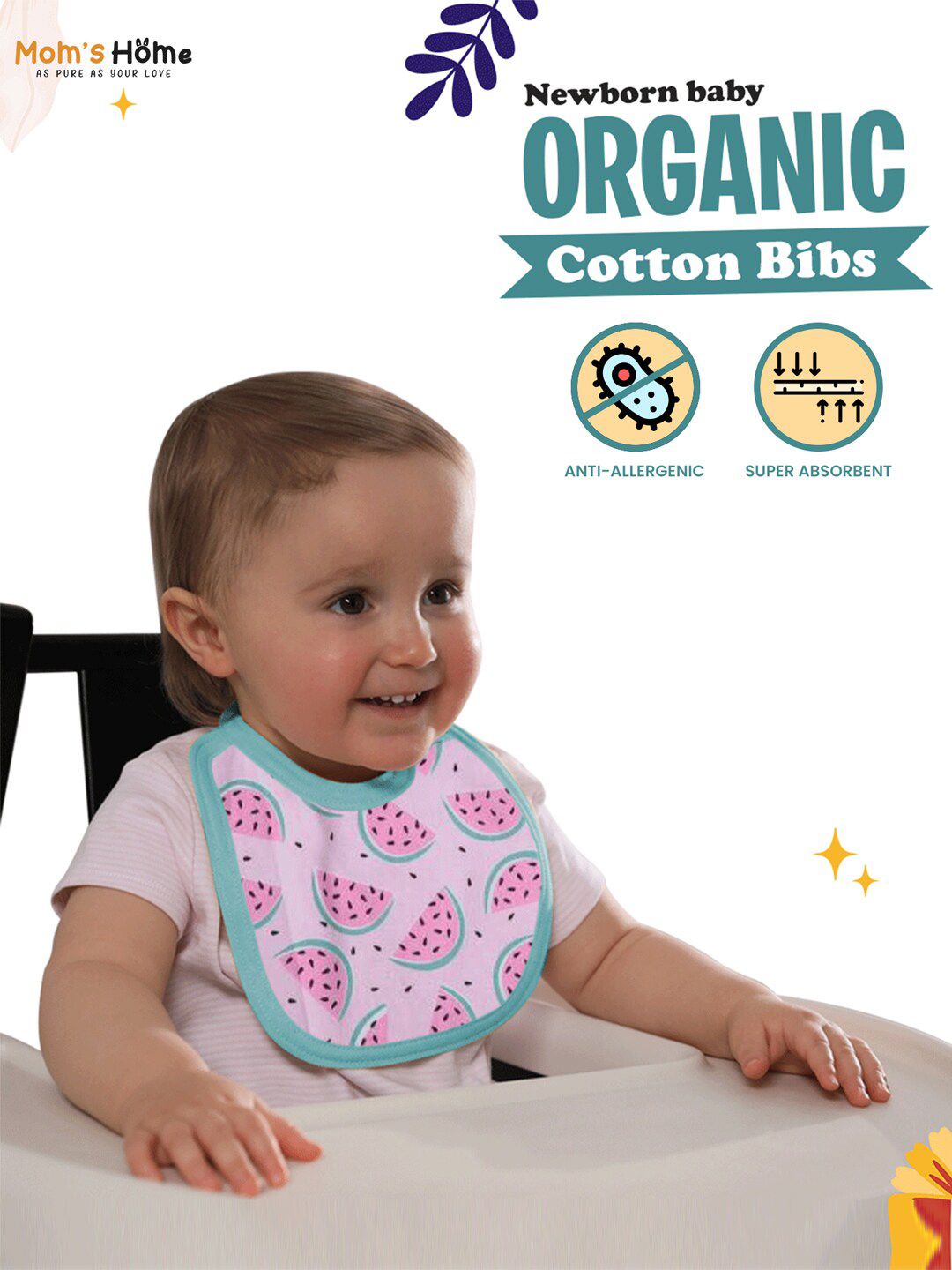 Moms Home Infant Kids Multi-Coloured  Printed Organic Cotton 20-Piece Baby Apparel Gift Set-picture-33