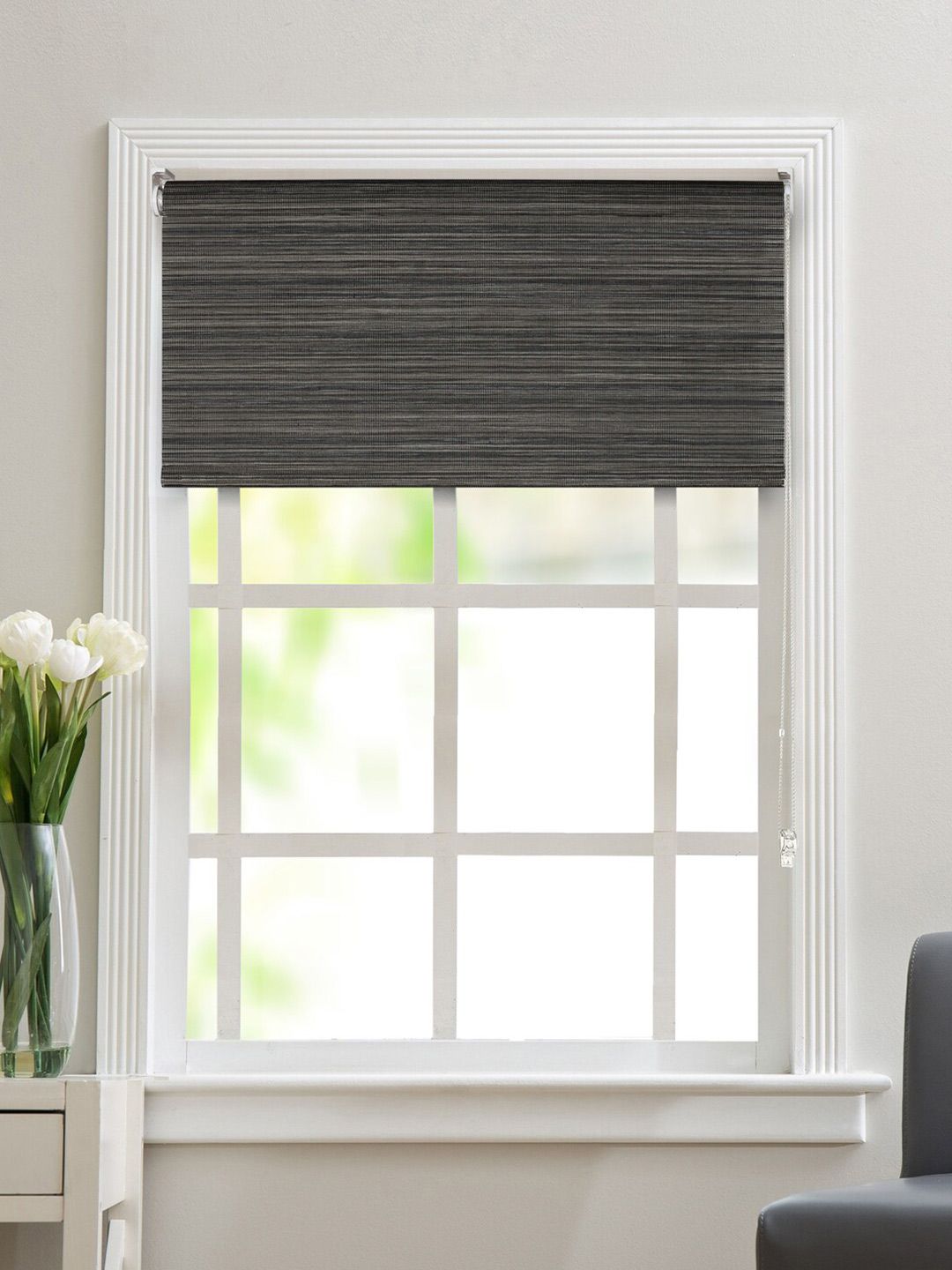 Deco Window Grey Room Darkening Window Roller Blinds-image-9