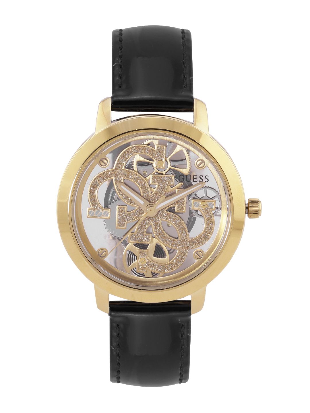 Guess skeleton clearance watch