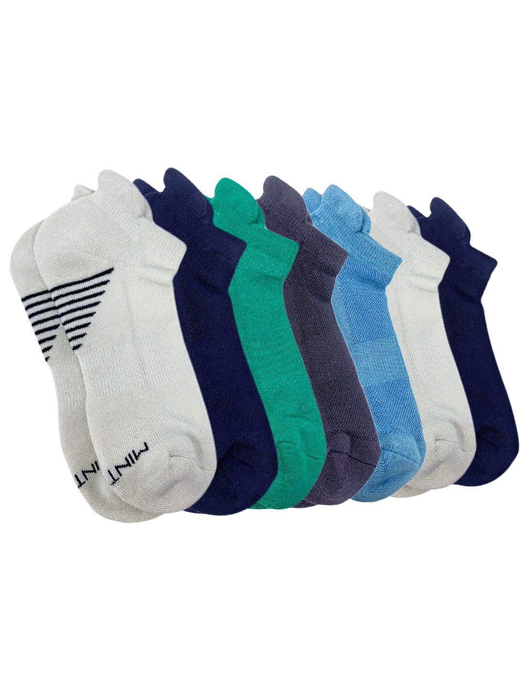 Mint & Oak Set Of 7 Bamboo YumYum Patterned Women Socks-image-37