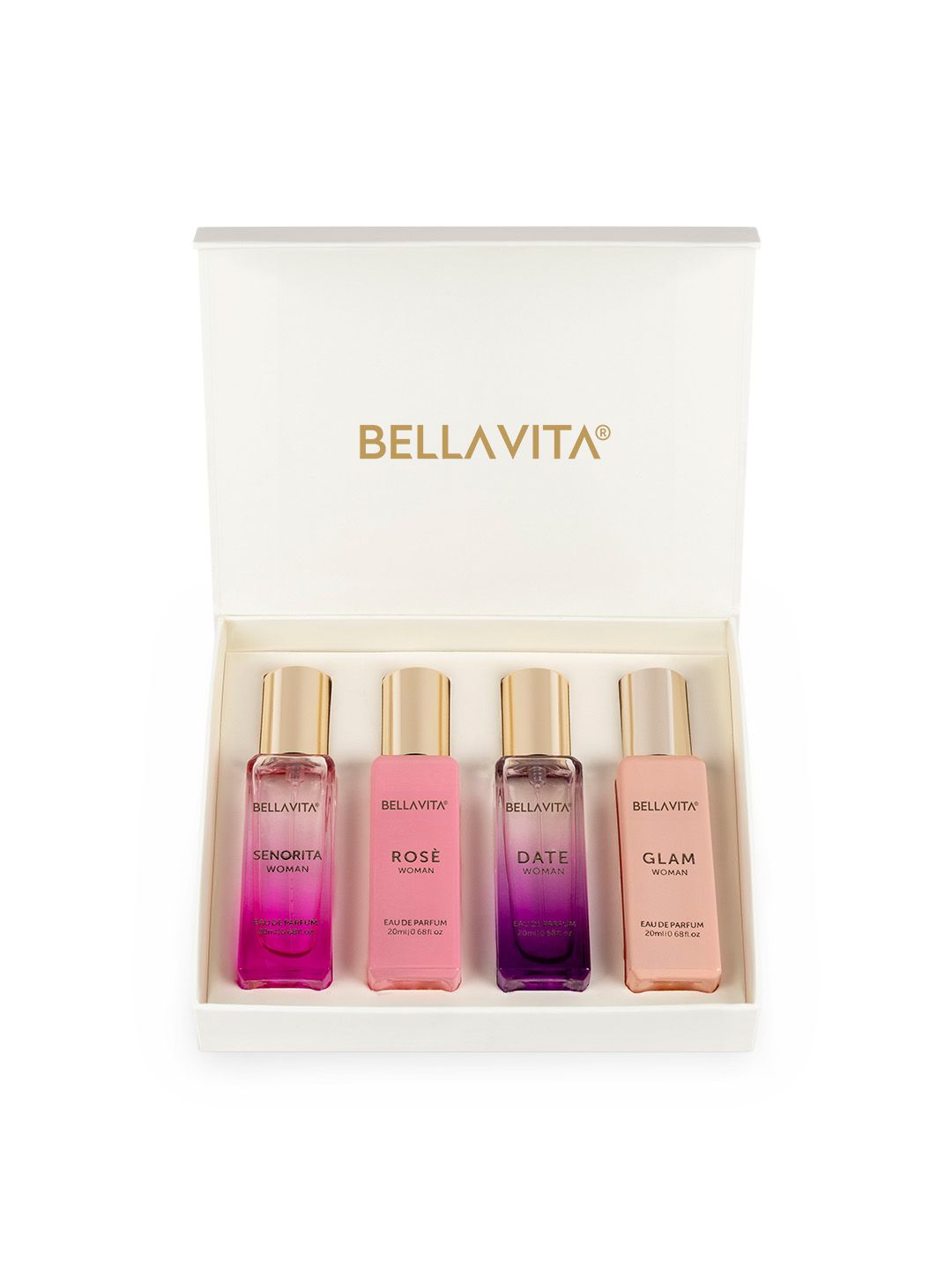 Bella Vita Organic Women Pink Set of Honey - Rose - Glam - CEO Eau De Parfum  - 20 ml Each-image-17