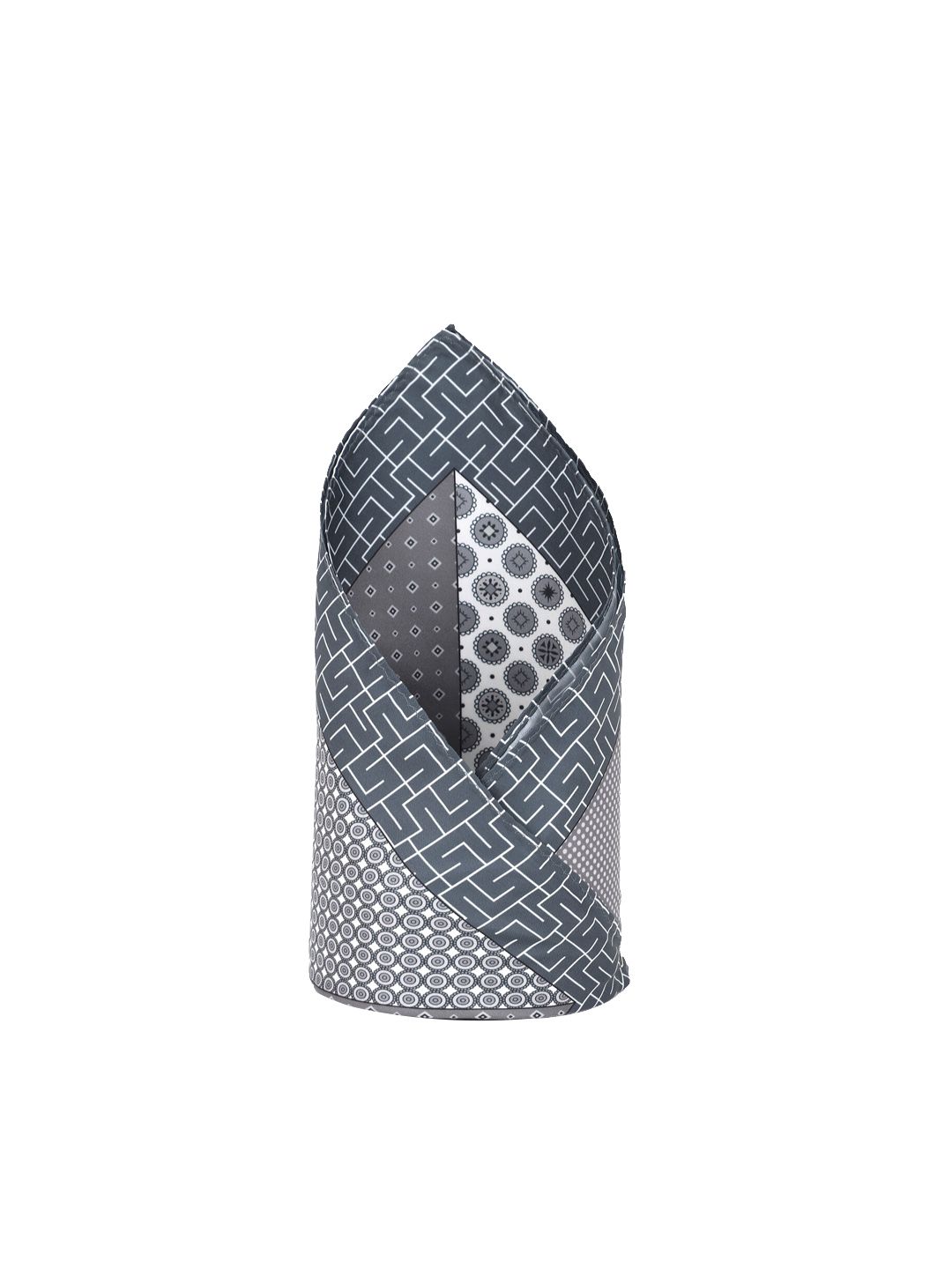 Van Heusen Grey Printed Pocket Square-picture-17