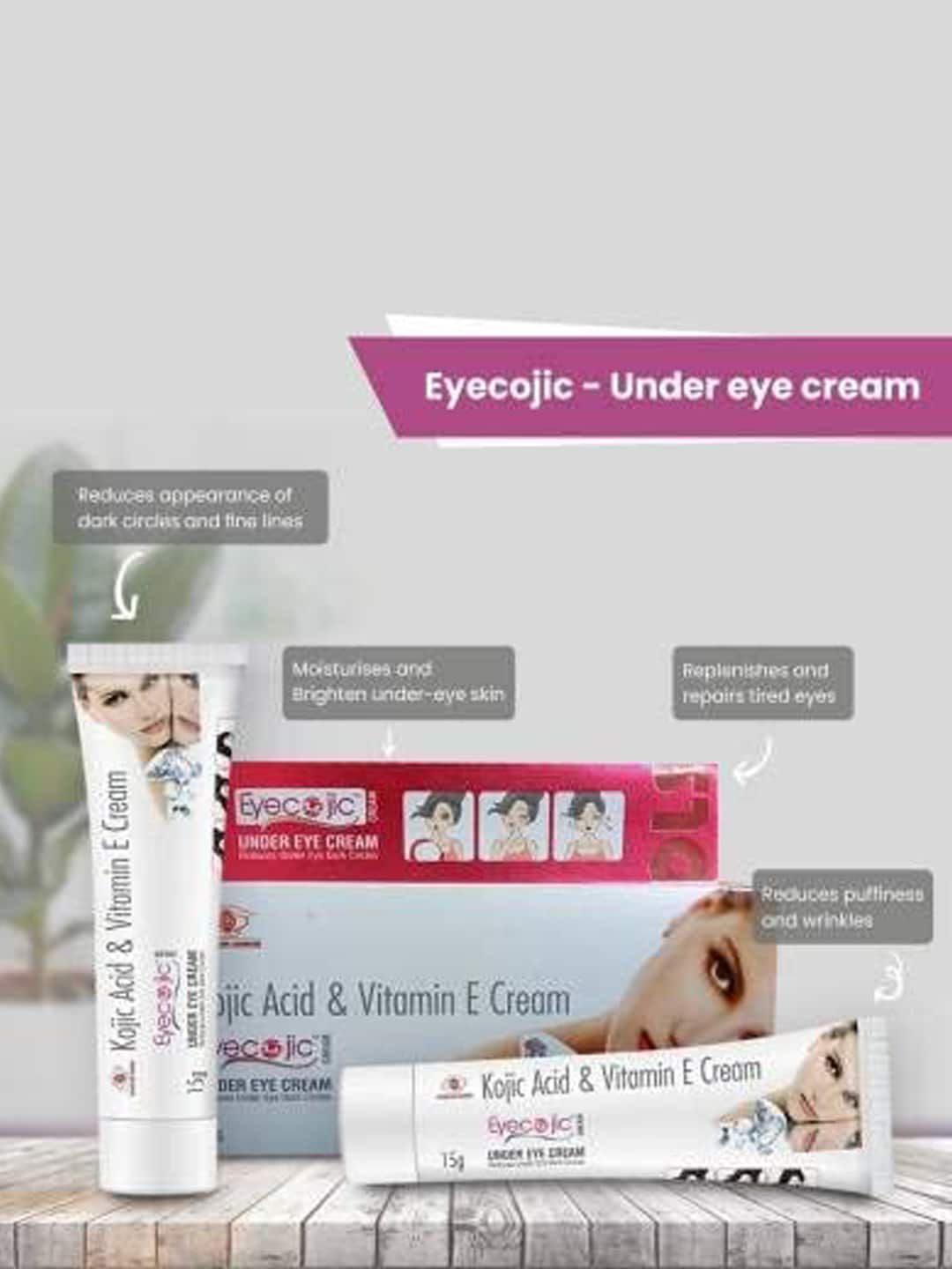 EYECOJIC Unisex Set of 2 Kojic Acid & Vitamin E Under Eye Cream - 15 g Each-picture-23