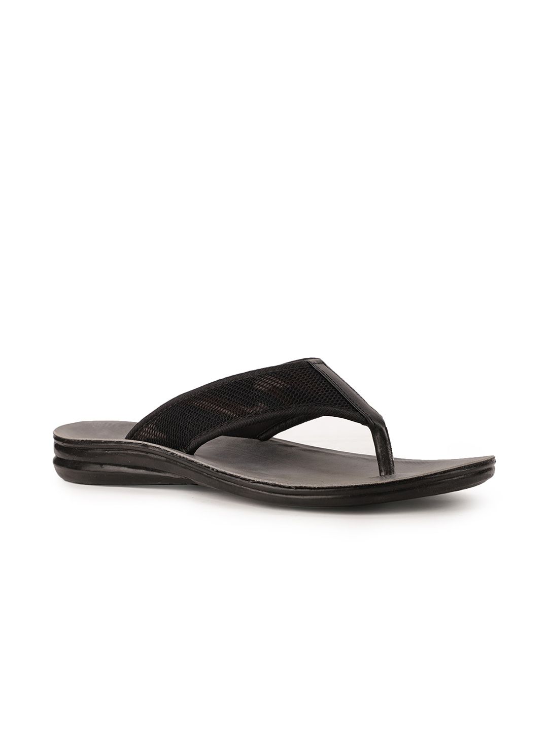 Bata Men Black PU Comfort Sandals-picture-24