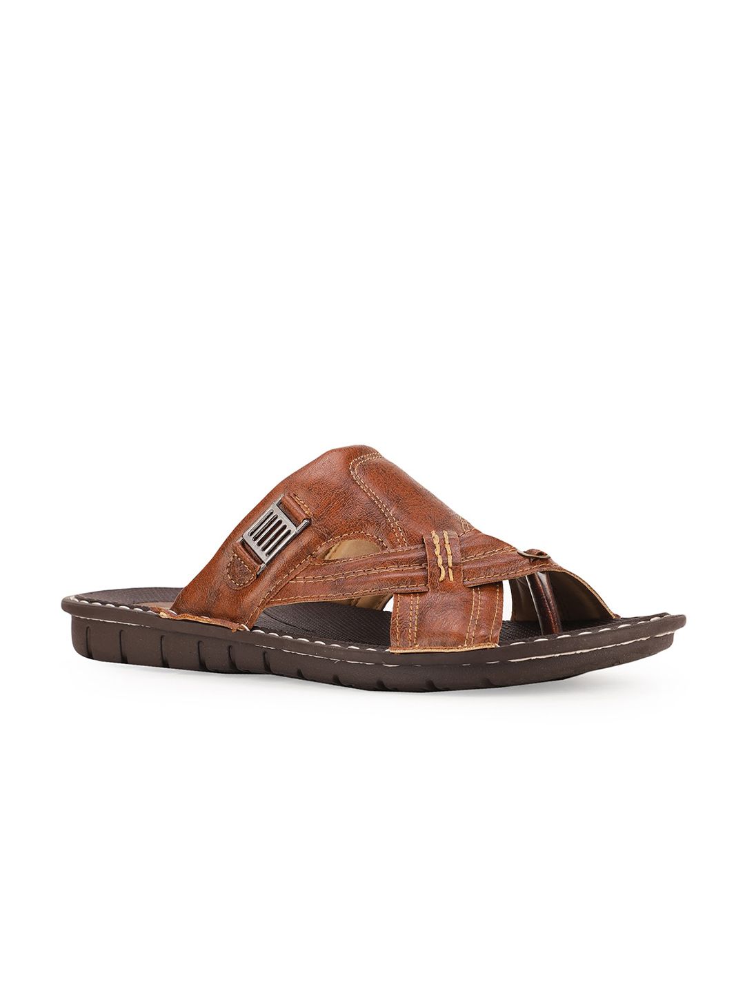 Bata Men Brown Sandals-image-32