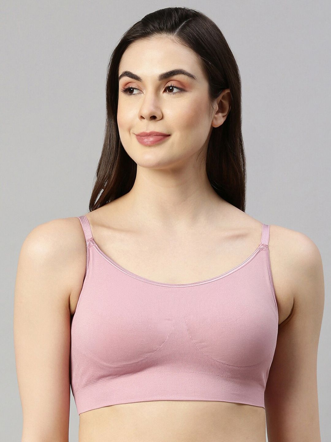 Buy ENAMOR Womens Printed Padded Non Wired T-Shirt Bra