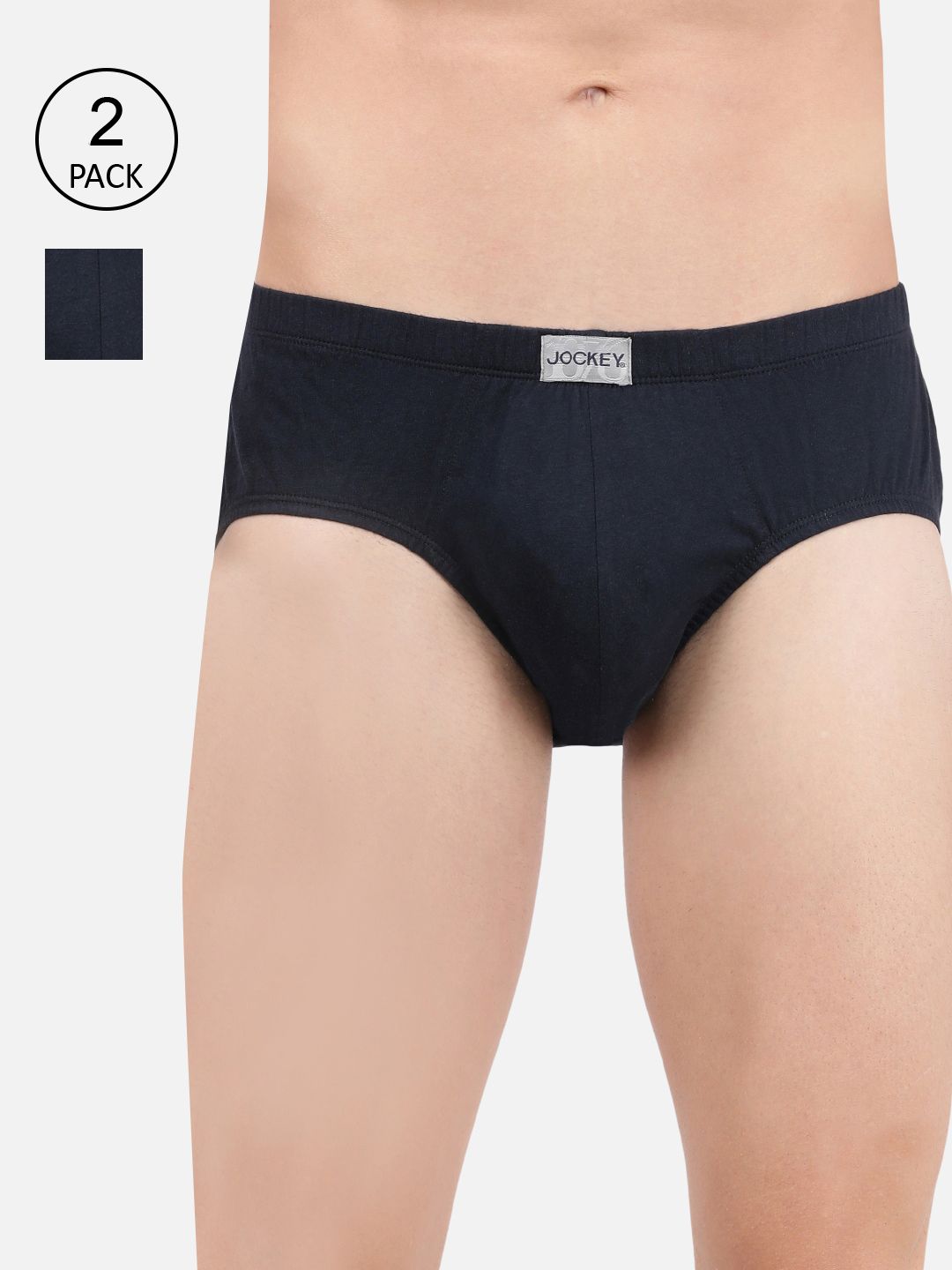 Jockey Men Pack of 2 Cotton Solid Poco Brief with Ultrasoft Concealed Waistband-8035-picture-21