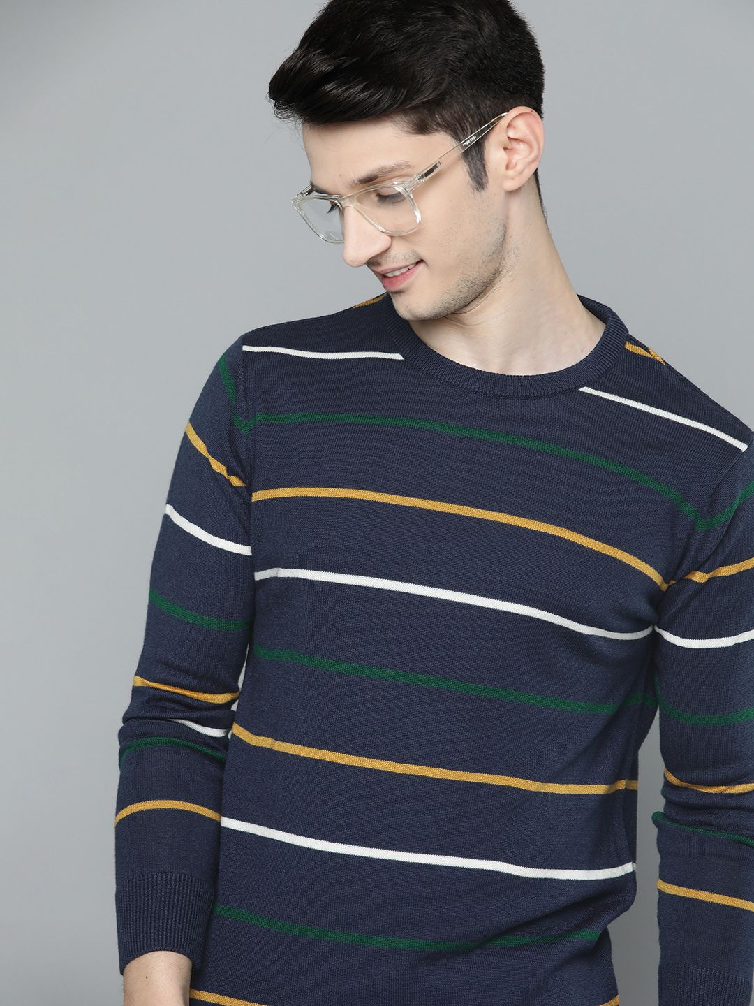 Mast & Harbour Men Striped Pullover - Price History