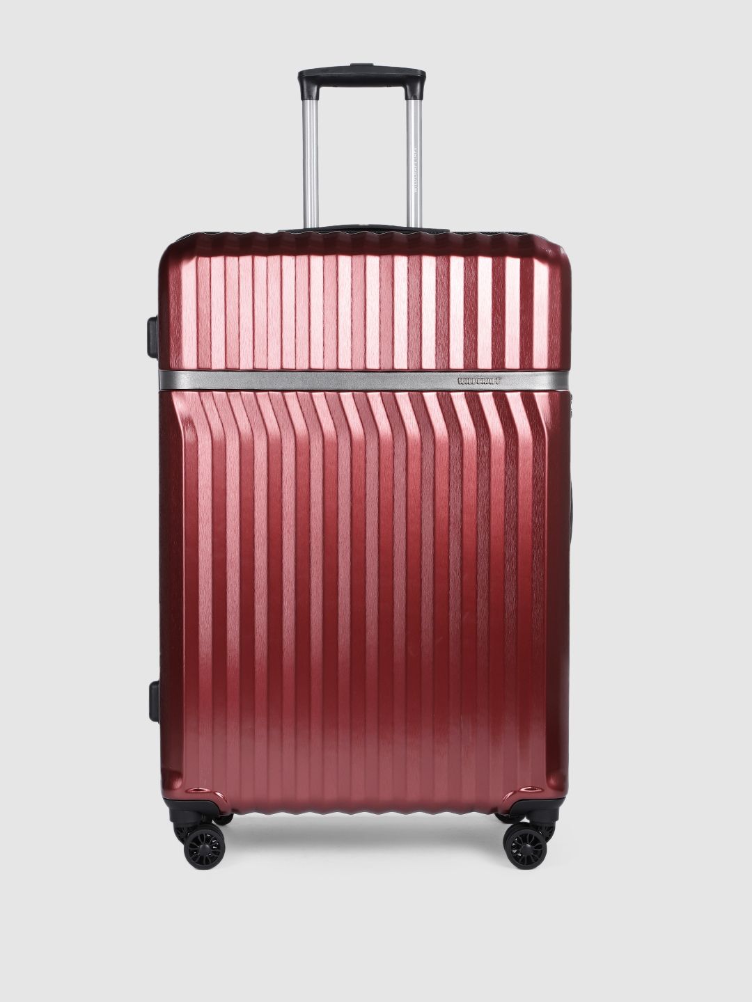 Wildcraft Canopus Burgundy Textured Large Trolley Bag-image-25