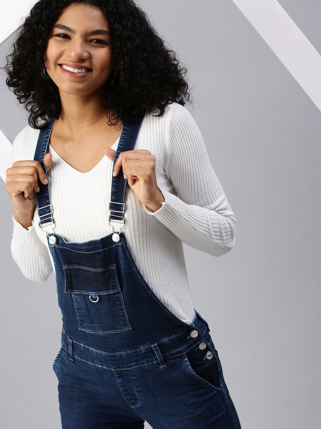 StyleStone Blue Maxi Dungaree