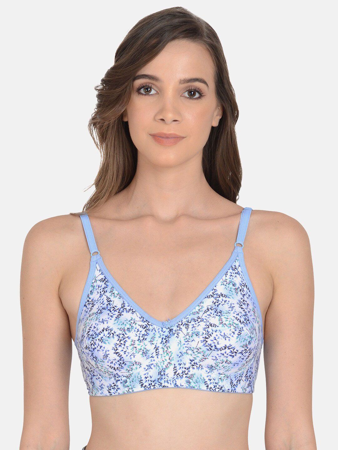 mod & shy Blue & White Bra-picture-18