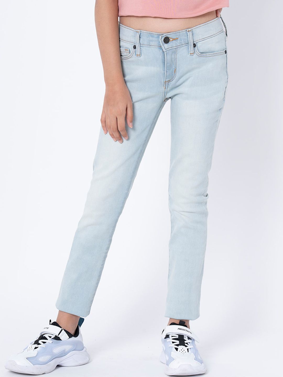 Mode by Red Tape Girls Blue Skinny Fit Jeans-picture-23