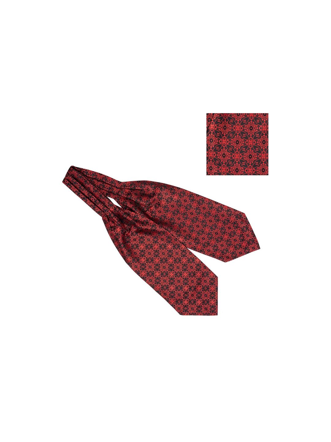 The Tie Hub Men Red Printed Accessory Gift Set-image-32