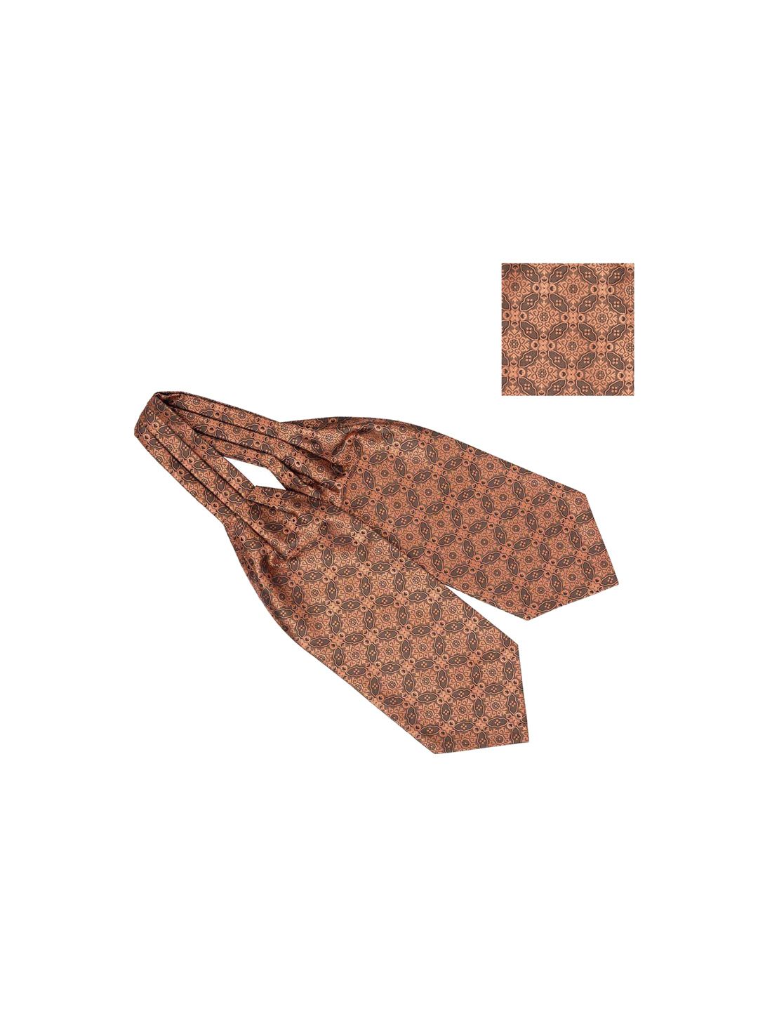 The Tie Hub Men Brown Printed Accessory Gift Set-picture-24