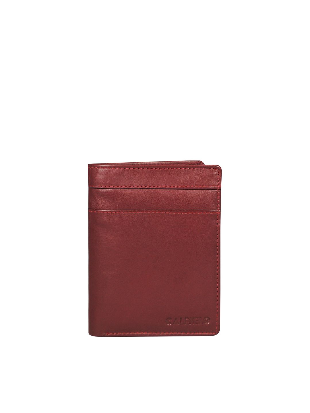 CALFNERO Men Brown Leather Two Fold Wallet-picture-32