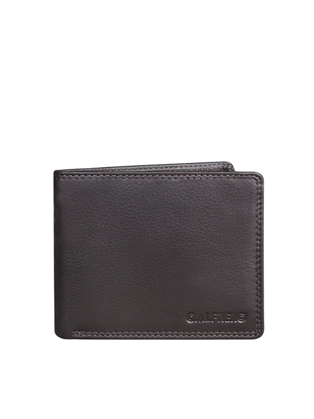 CALFNERO Men Brown Textured Leather Two Fold Wallet-picture-20