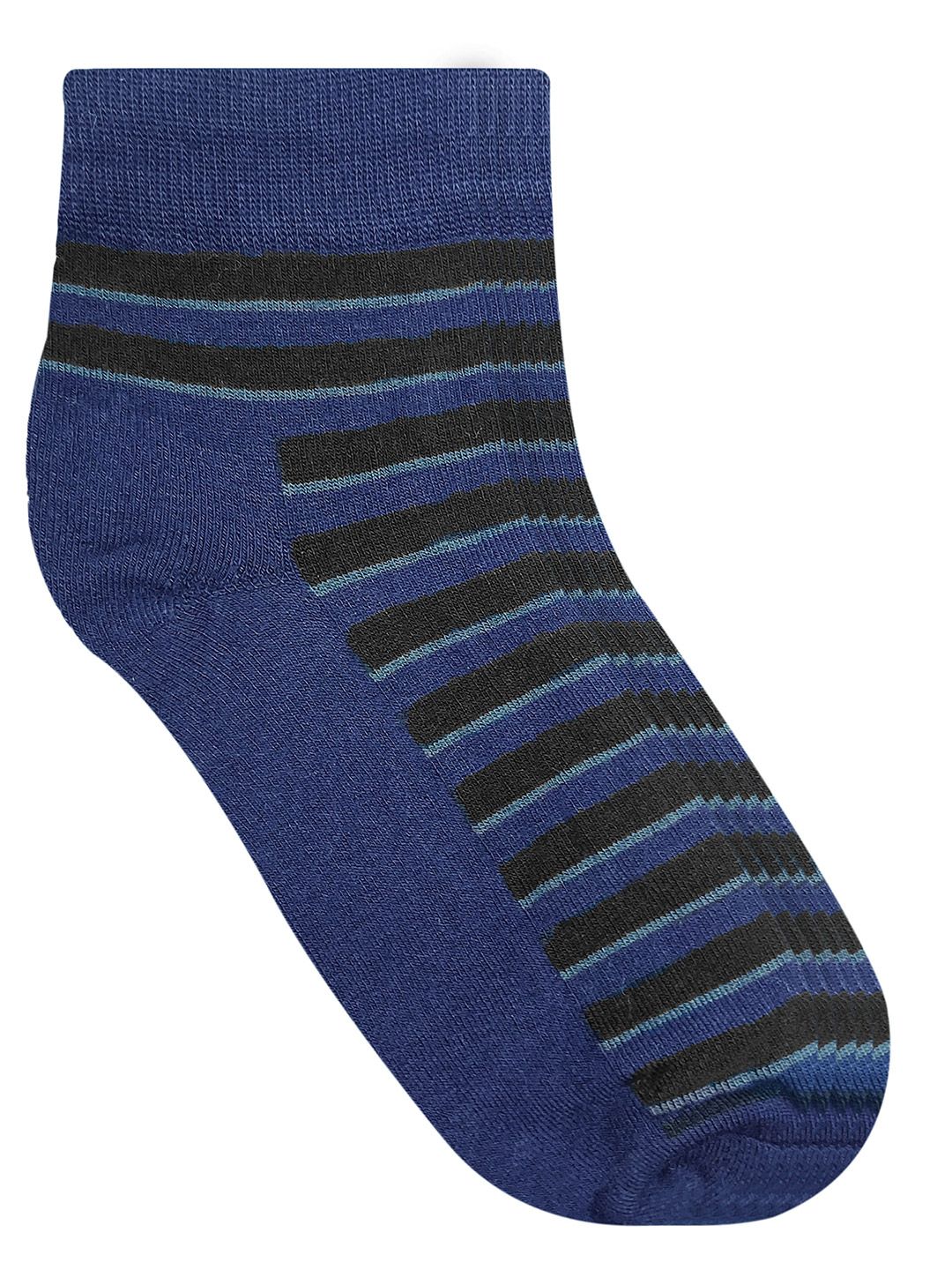 Heelium Men Pack Of 3 Striped Ankle-Length Socks-picture-41