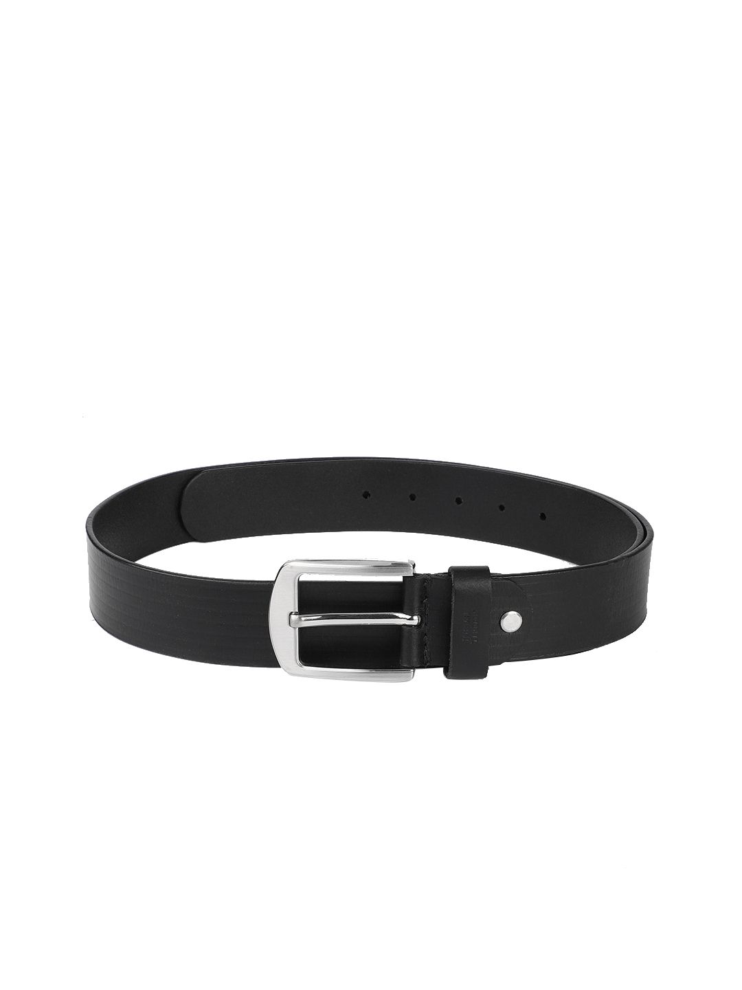 Indian Terrain Men Black Leather Belt-picture-25