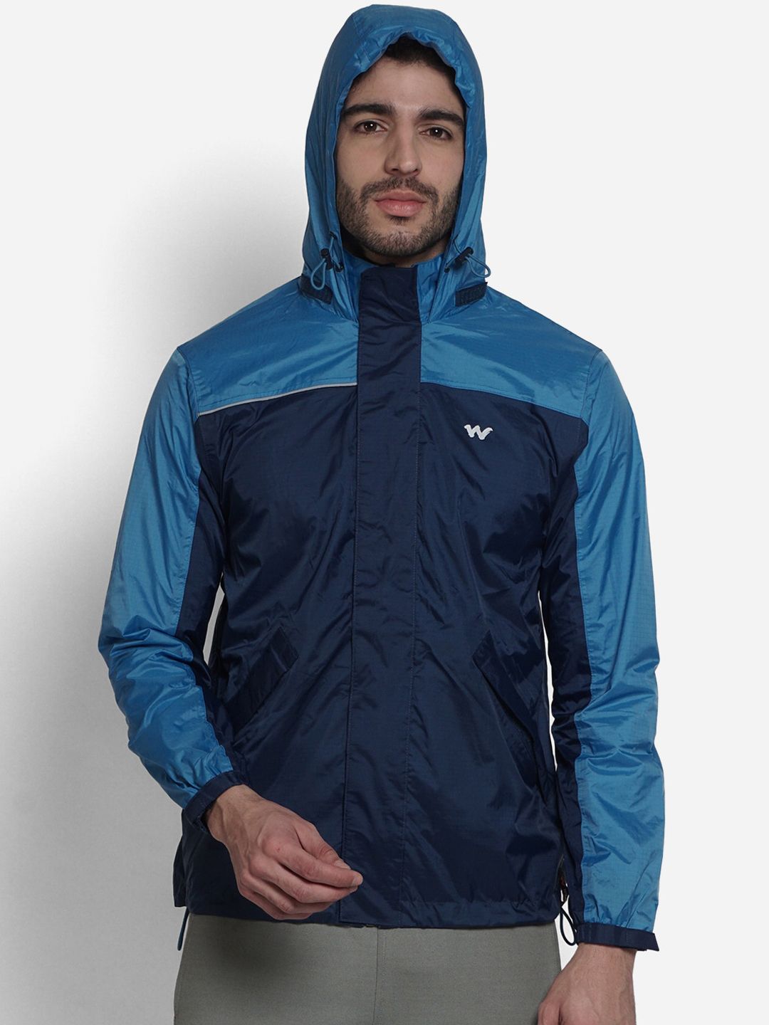 Wildcraft Men Blue Solid Rain Jacket-picture-25