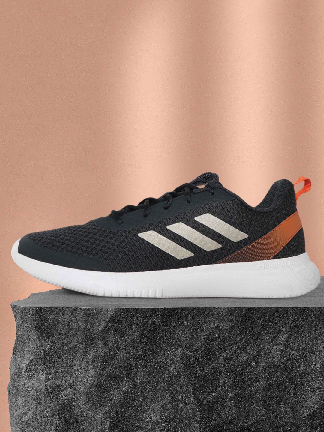 ADIDAS Men Navy Blue & Grey Woven Design Flexpace Walking Shoes-image-19
