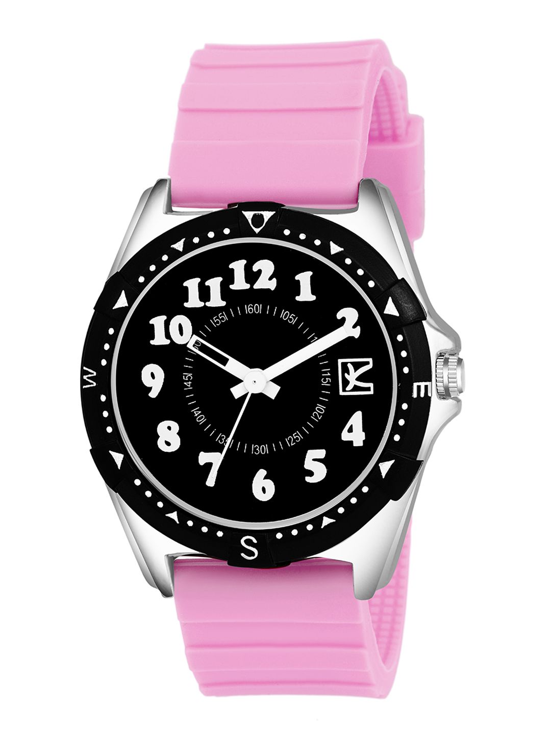 Kool Kidz Unisex Kids Multicoloured Dial & Pink Straps Analogue Watch KOOL KIDZ DMK 044N PK