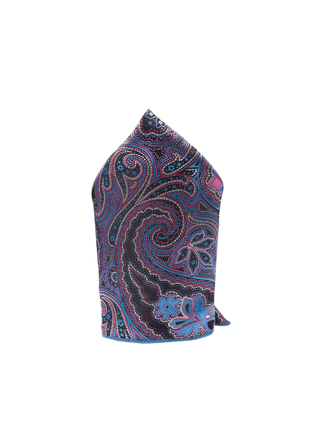 The Tie Hub Men Purple Printed Pocket Squares-picture-31