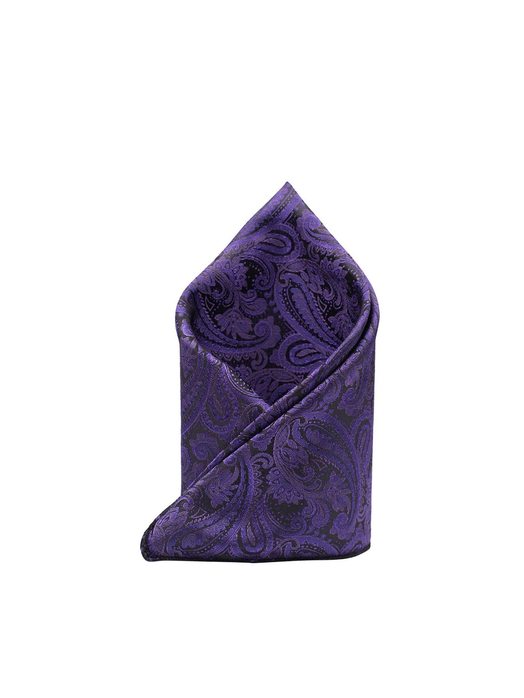 The Tie Hub Men Purple Printed Pocket Squares-picture-44