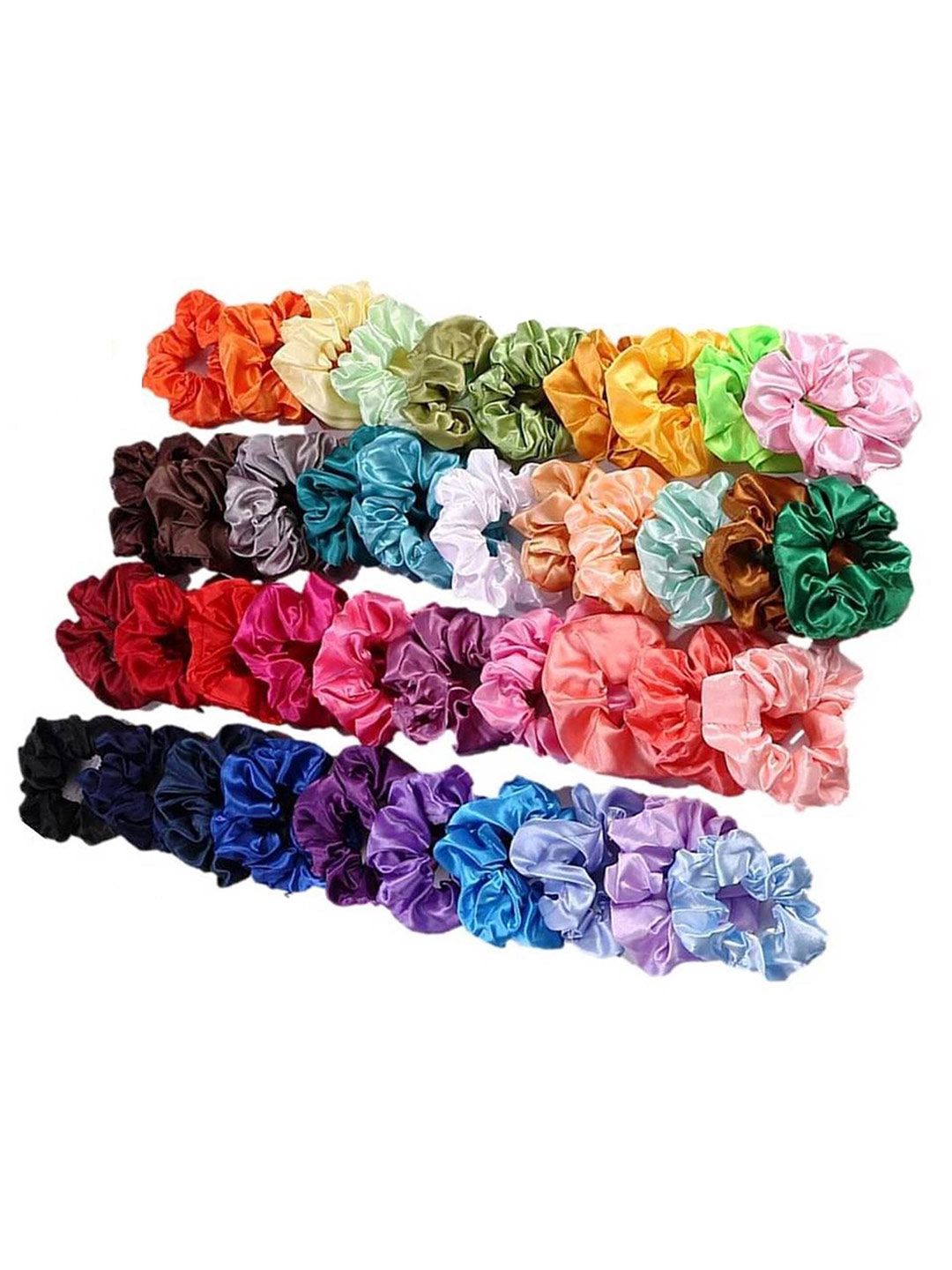 DIAN Women Set Of 10 Multicoloured Ponytail Holders-picture-1