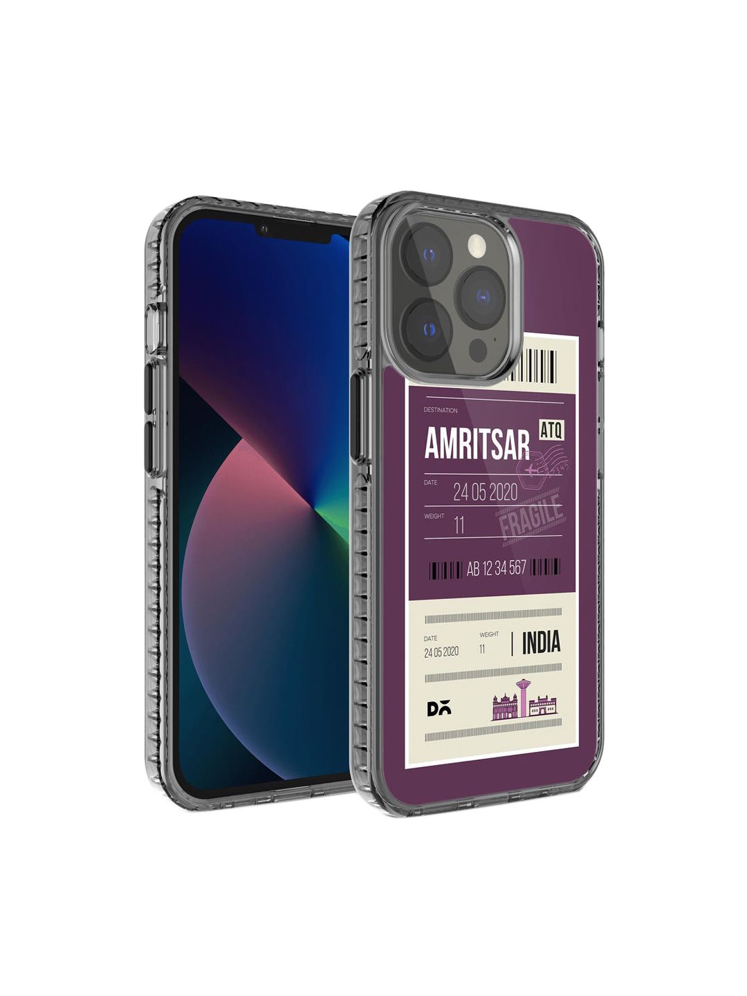 DailyObjects Purple & White Amritsar City iPhone 13 Pro Back Case-picture-20